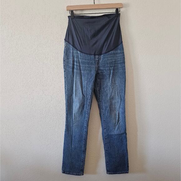 Madewell The Maternity Perfect Vintage Jean In Decatur Wash - Picture 3 of 10